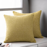 CozyWhisper Linen Sofa Pillow Cover 