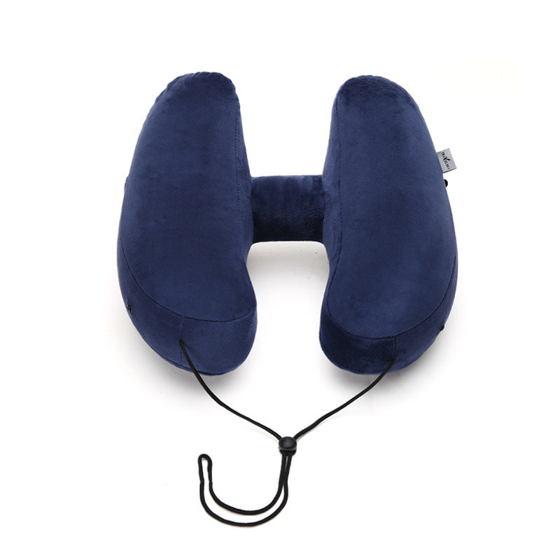 CloudHush Inflatable H-Shaped Travel Neck Pillow