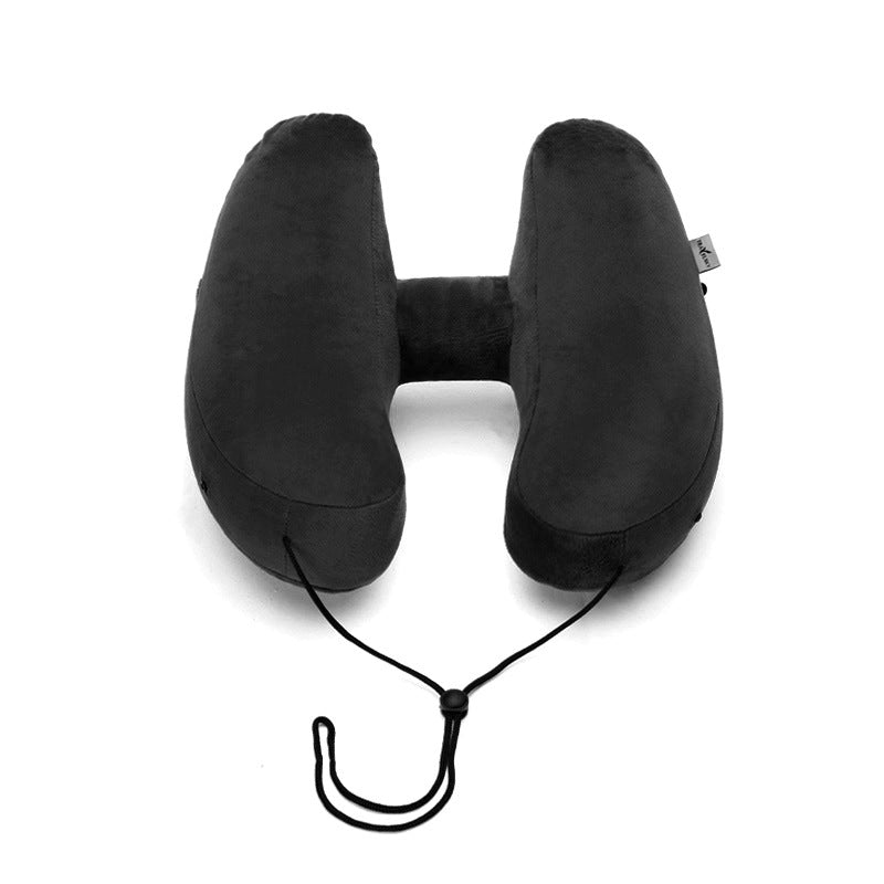 CloudHush Inflatable H-Shaped Travel Neck Pillow
