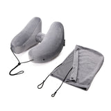CloudHush Inflatable H-Shaped Travel Neck Pillow