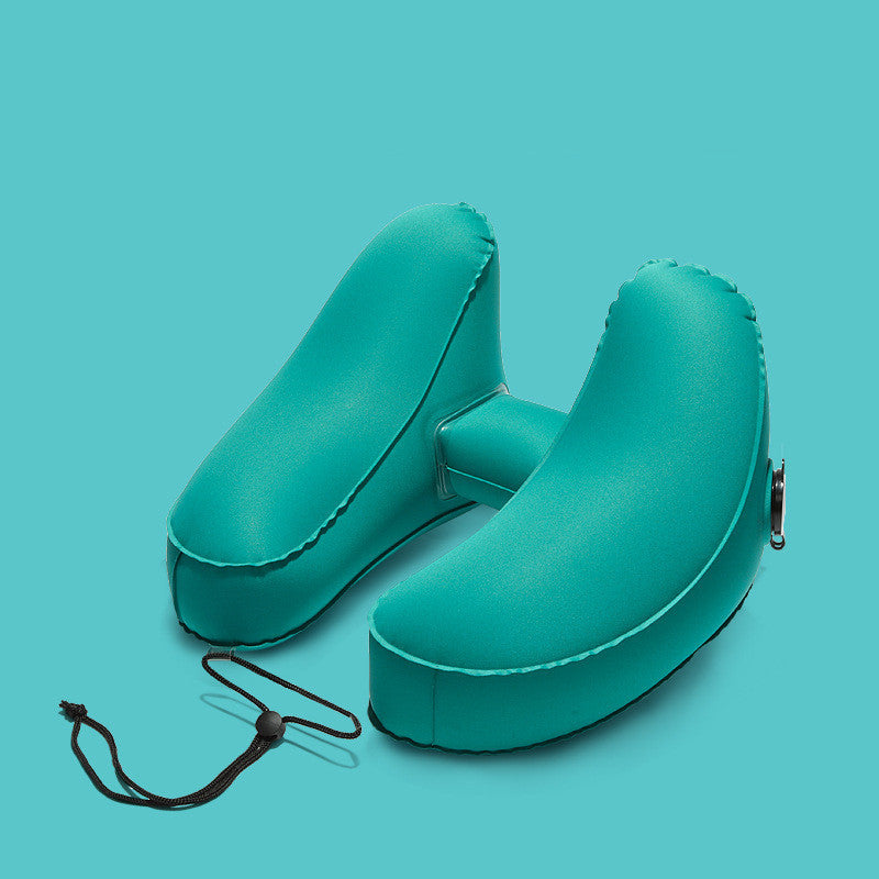 CloudHush Inflatable H-Shaped Travel Neck Pillow