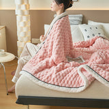 TripTuck Coral Flannel Blanket