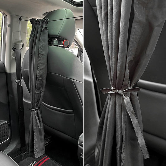 VelvetShade Car Sunshade Curtains 