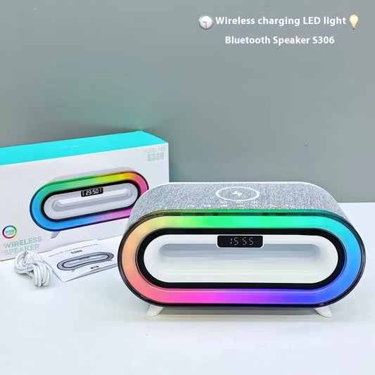 Sotheix Wireless Charger White Noise Desktop Bluetooth Speaker Portable & Multi-Use for Relaxation & Sleep