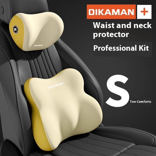 HeavenlyNest Car Headrest & Lumbar Pillow