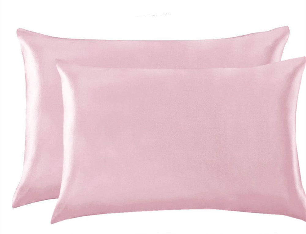 SilkenDreams Silk Satin Zipper Pillowcase 