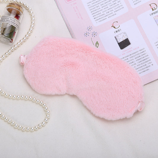 Velourzx Plush Fashion Sleep Eye Mask Elegant Home Blackout & Comfortable Wear for Relaxation & Cozy Nap