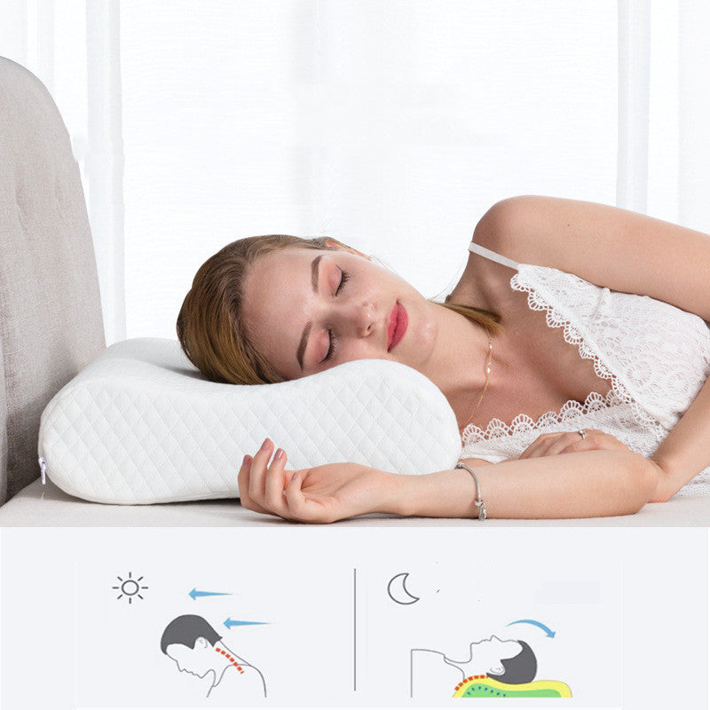 PlushCloud Memory Cotton Pillow