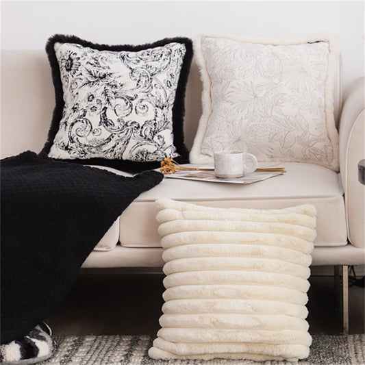 RestfulAura Jacquard Pillow Cover