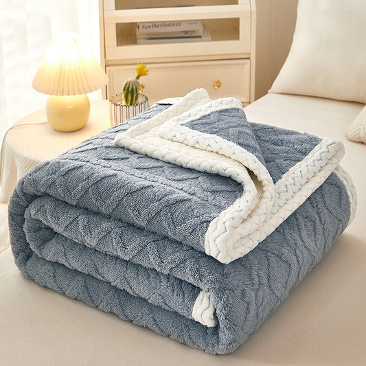 CoolWeave Coral Fleece Blanket