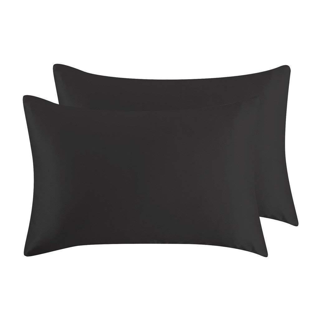 SilkenDreams Silk Satin Zipper Pillowcase 