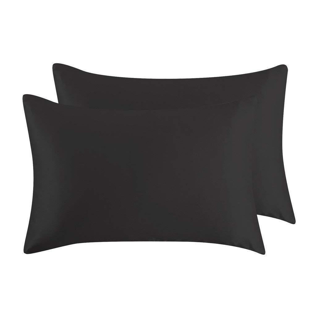 SilkenDreams Silk Satin Zipper Pillowcase 
