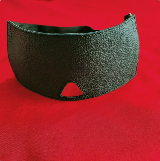 Cogniton Leather Eye Mask Comfortable Training & Sleep Mask for Relaxation & Comfort