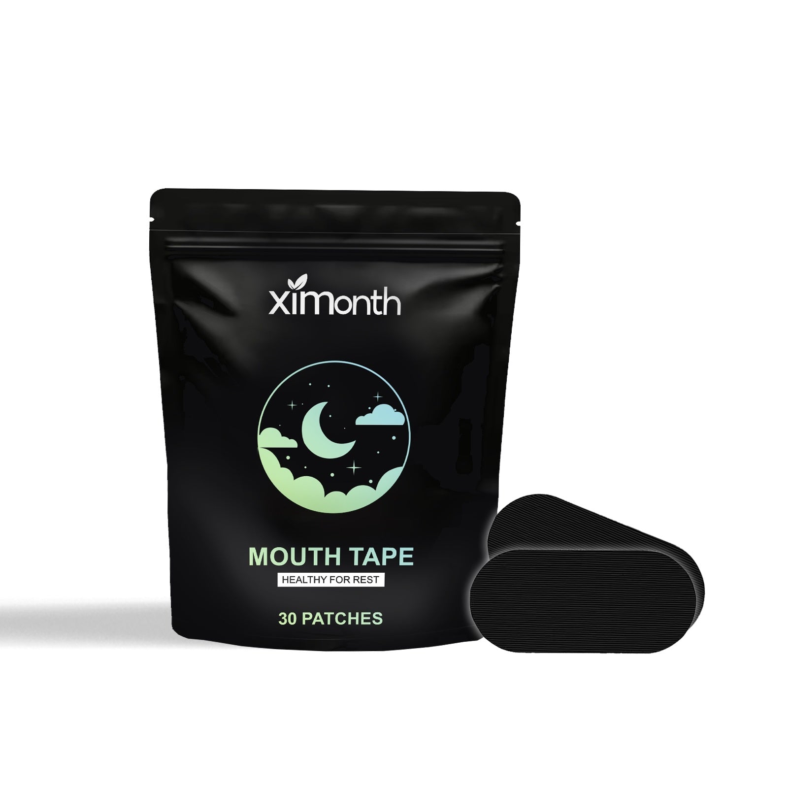 XiMonth Anti-Snoring Sleep Patch 30pcs Herbal Stickers with Menthol & Chamomile Extract for Relaxation & Restful Nights