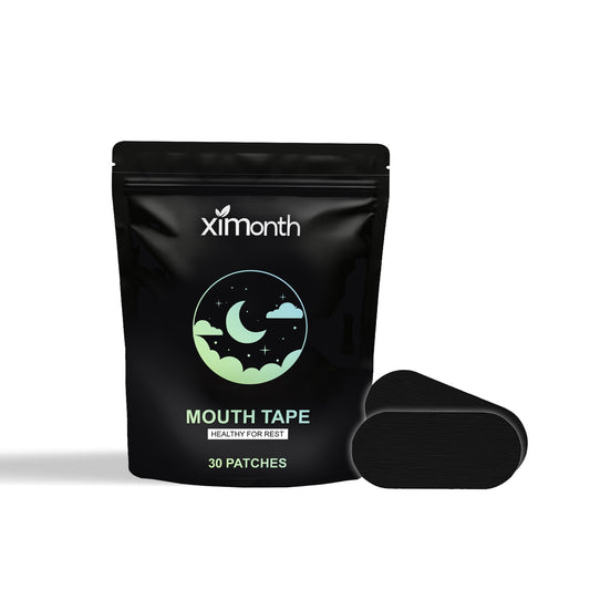 XiMonth Anti-Snoring Sleep Patch 30pcs Herbal Stickers with Menthol & Chamomile Extract for Relaxation & Restful Nights