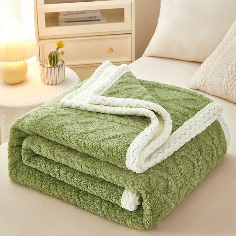 CoolWeave Coral Fleece Blanket