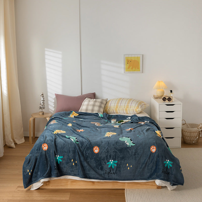 TrekNap Printed Flannel Blanket 