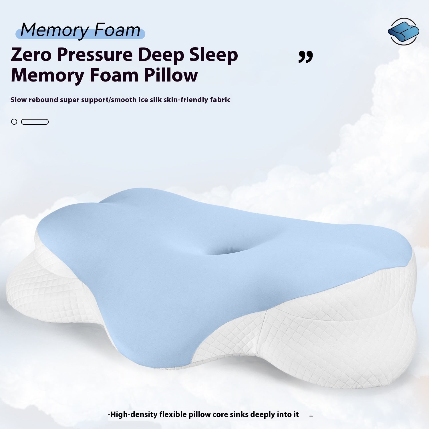 DreamLuxe Cloud Memory Pillow