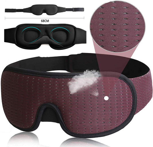 Synthizx 3D Sleep Eye Mask Hollow Stereo Comfortable for Shading & Eye Protection