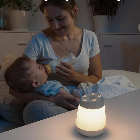 Aetherzx Portable White Noise Night Light USB Cup Sleep Aid Device for Home & Office