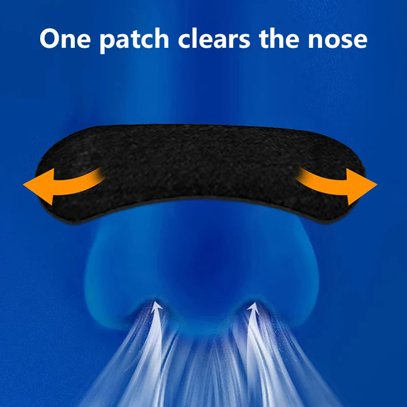 Nose patch with arrows indicating airflow on a blue background