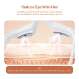 Eye wrinkles reduction device with text on a white background