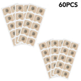 Two packs of adhesive patches with a total of 60 patches on a white background.