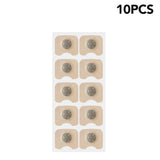 Pack of 10 adhesive patches on a white background