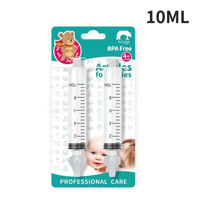 BPA-free measuring tools for babies with a visible brand logo on a white background