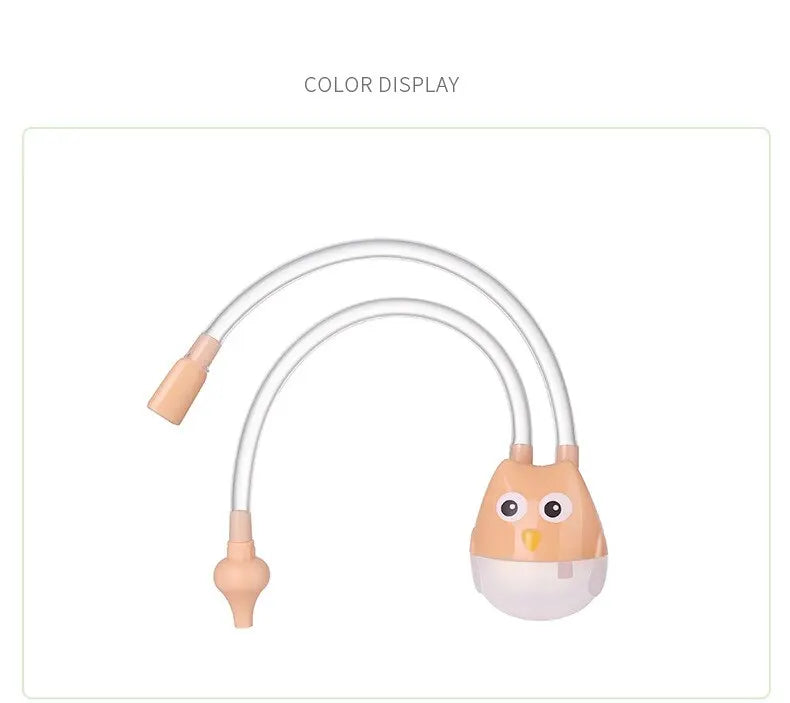 Baby pacifier with a cartoon face on a white background