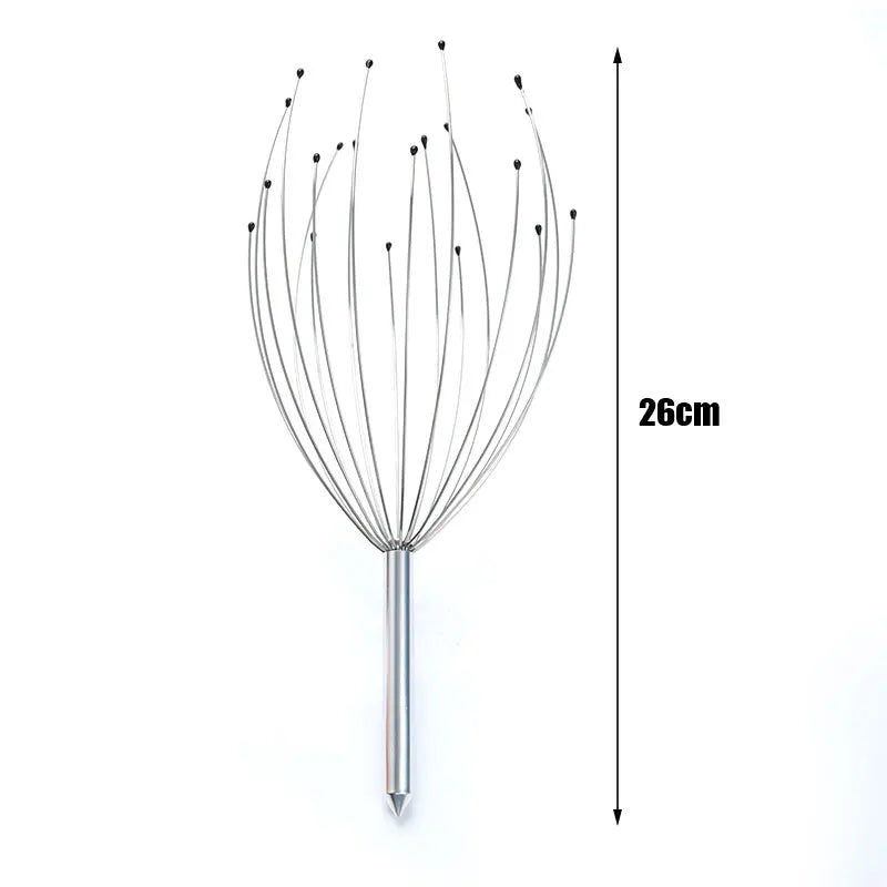 Metal whisk with a handle, measurement label '26cm' on a white background
