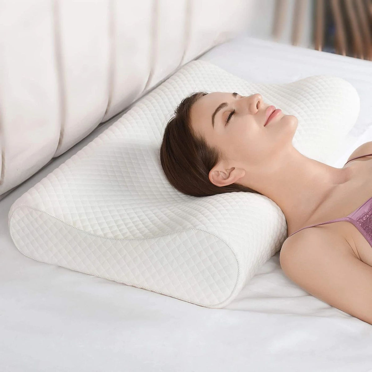 Silk Haven Air Layer Neck Memory Pillow