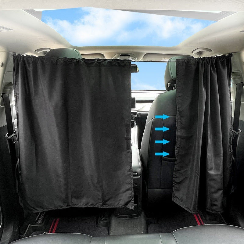 VelvetShade Car Sunshade Curtains 
