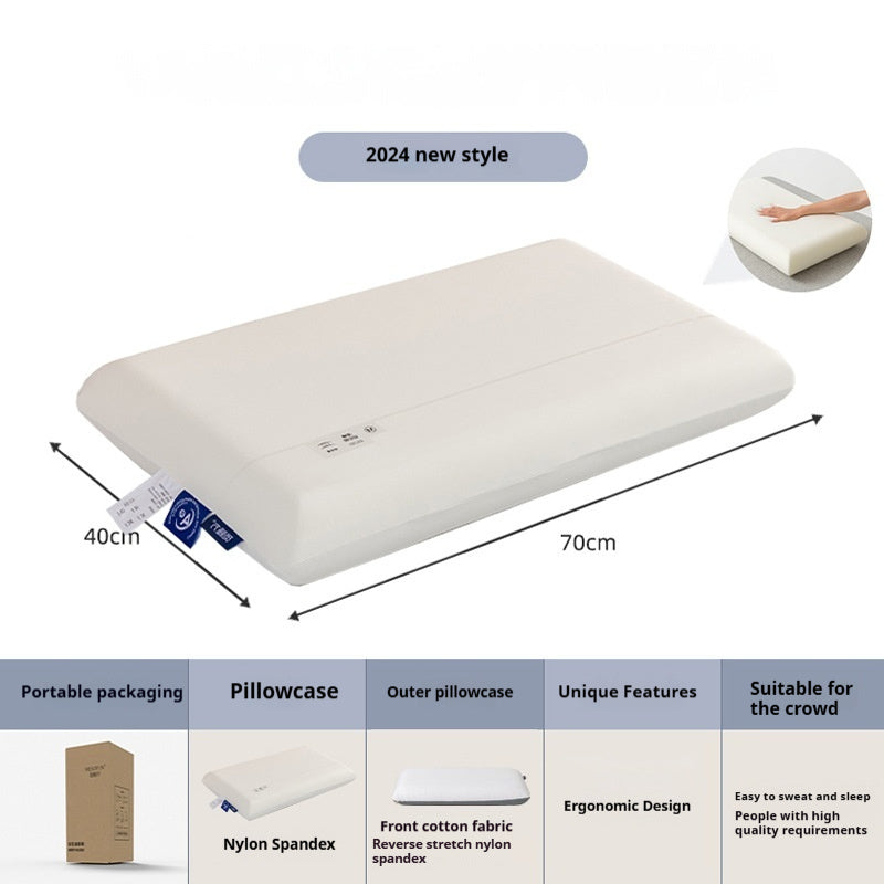 PlushHaven Memory Foam Pillow 