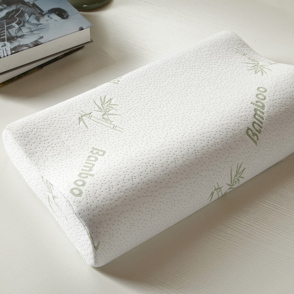 PillowEden Wave-Shaped Bamboo Memory Pillow