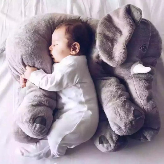 Silken Bliss Elephant Plush Toy Pillow
