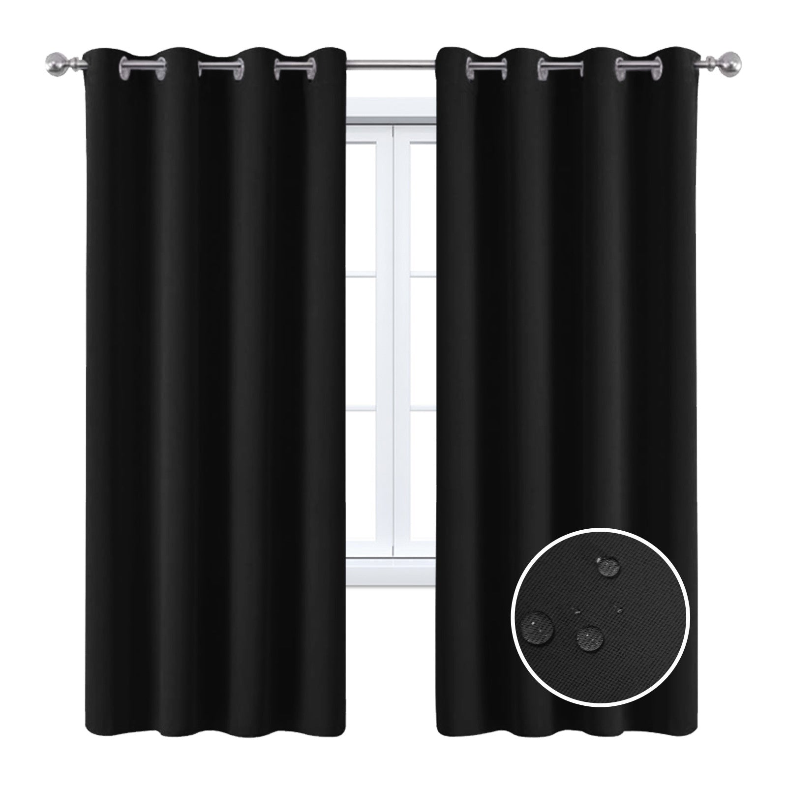DarkLuxe Full Blackout Curtains 