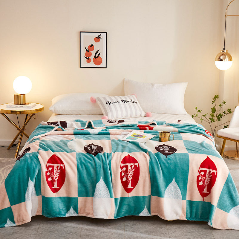 TrekNap Printed Flannel Blanket 