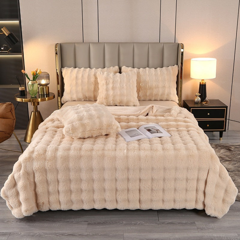 EmberNest Rabbit Plush Blanket