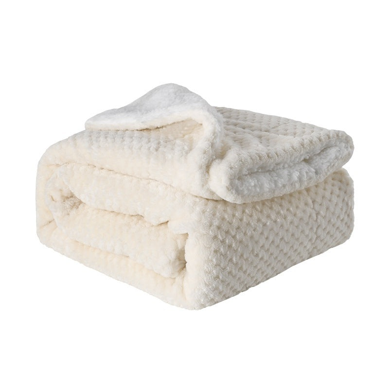 ToastyLoom Thickened Flannel Lamb Wool Blanket 