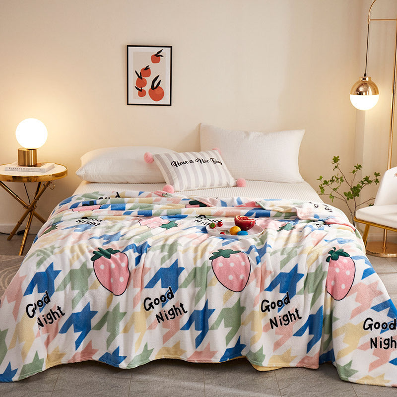 TrekNap Printed Flannel Blanket 