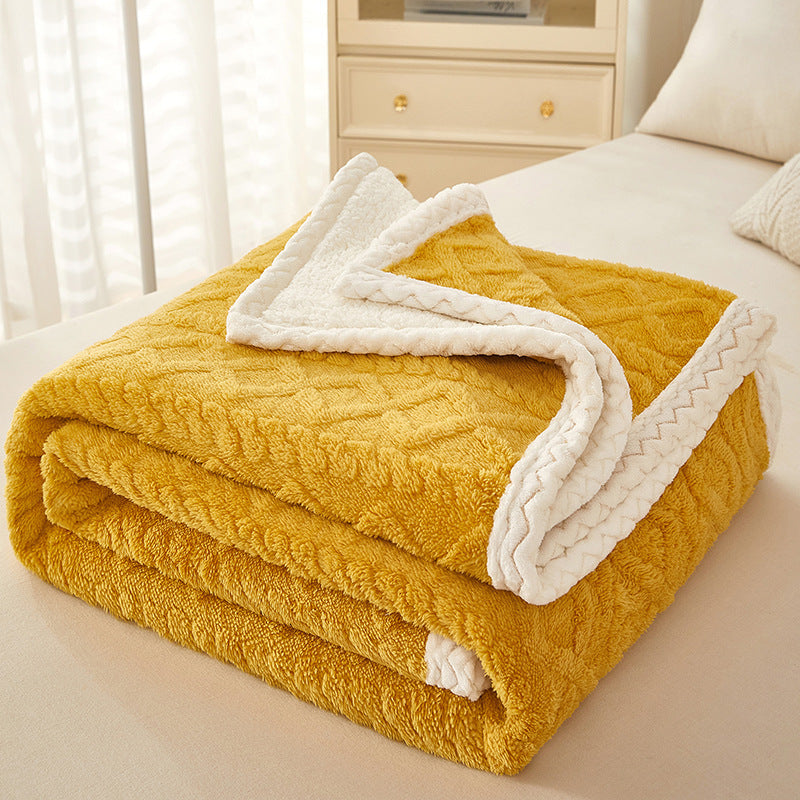 CoolWeave Coral Fleece Blanket