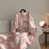 VelvetVerve Plaid Velvet Blanket