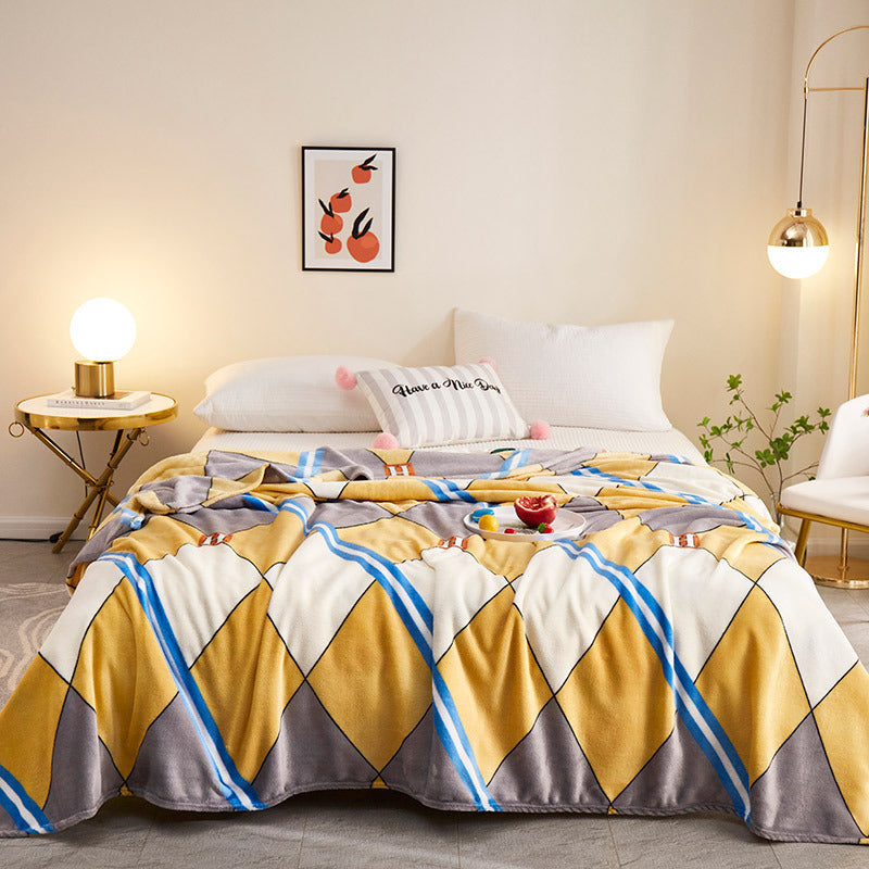 TrekNap Printed Flannel Blanket 